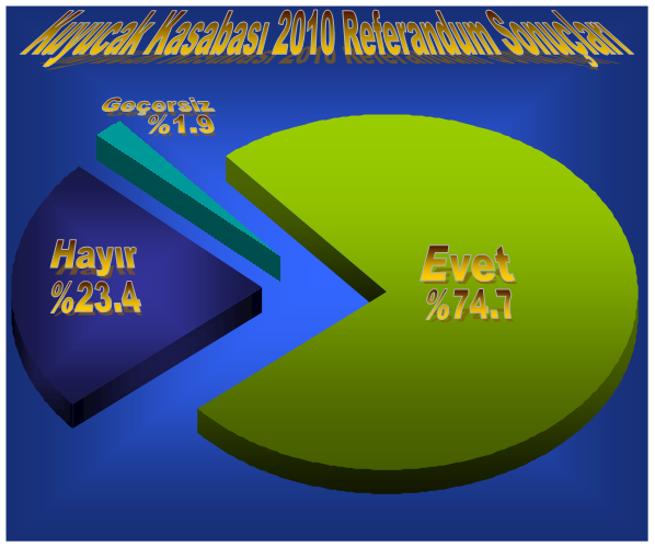 Kasabamzda Referandum Sonular