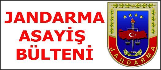 Jandarma Aylk  Olaylar Blteni