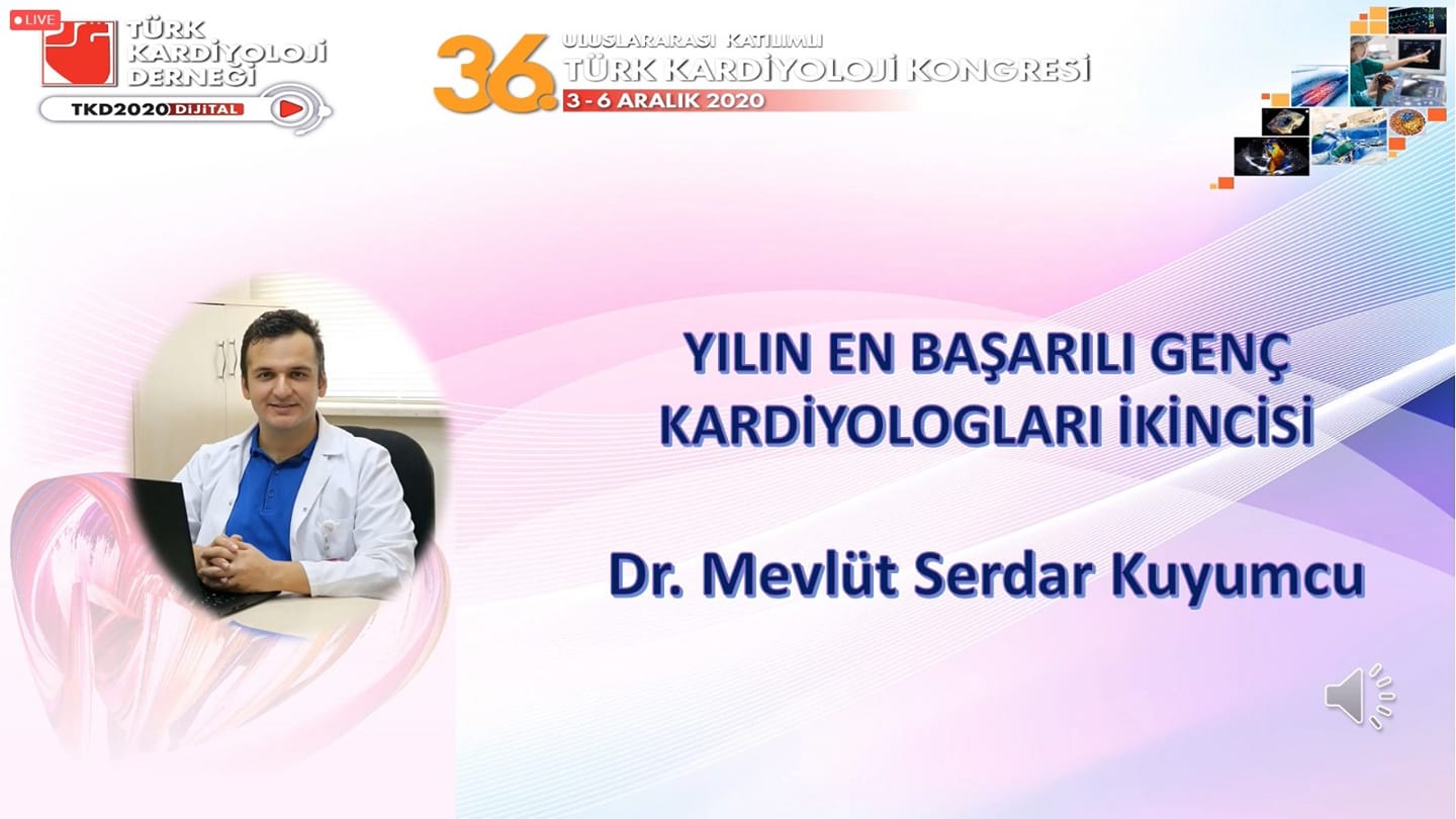 Hemehrimiz Dr. Kuyumcu yln en baarl ikinci kardiyologu